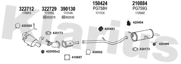 Изпускателна система KLARIUS             
