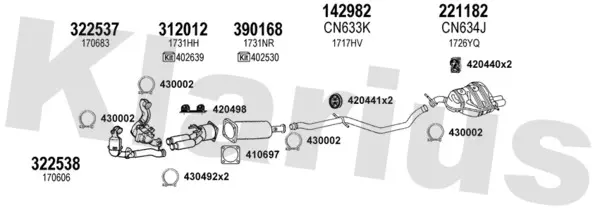 Изпускателна система KLARIUS             