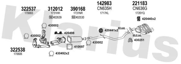 Изпускателна система KLARIUS             