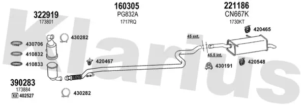 Изпускателна система KLARIUS             