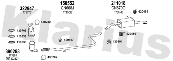 Изпускателна система KLARIUS             