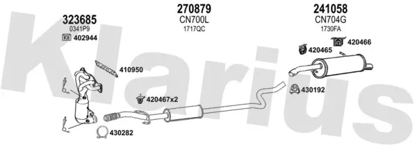 Изпускателна система KLARIUS             