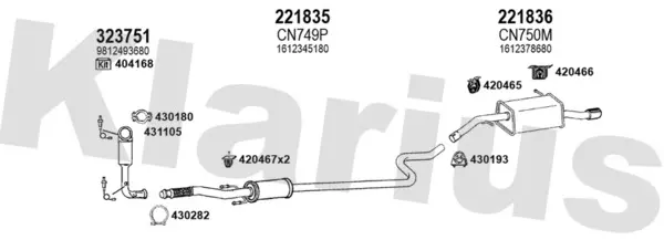 Изпускателна система KLARIUS             