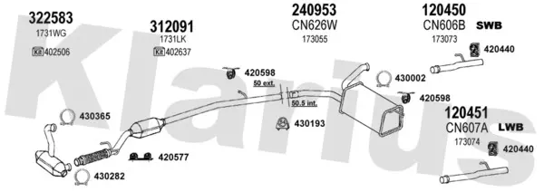 Изпускателна система KLARIUS             