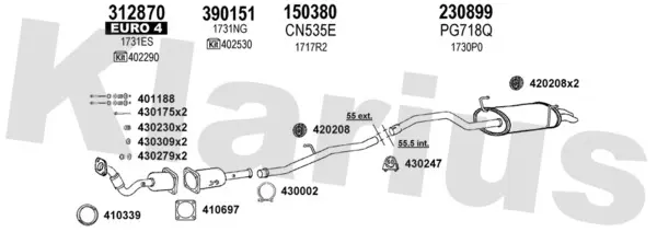 Изпускателна система KLARIUS             