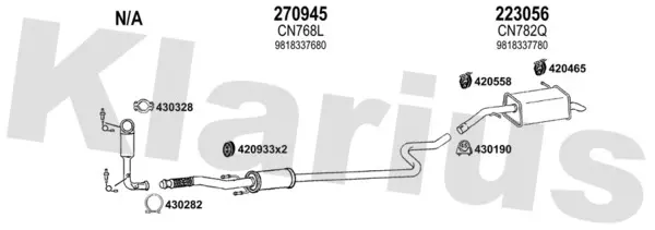 Изпускателна система KLARIUS             