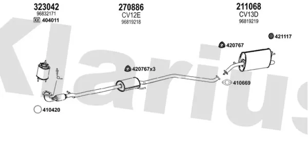 Изпускателна система KLARIUS             