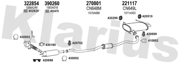 Изпускателна система KLARIUS             