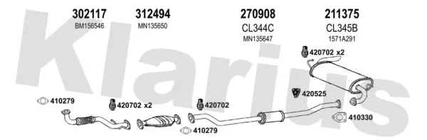 Изпускателна система KLARIUS             