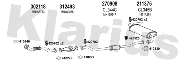 Изпускателна система KLARIUS             