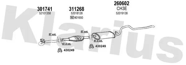 Изпускателна система KLARIUS             