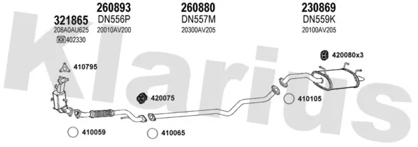Изпускателна система KLARIUS             