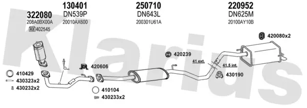 Изпускателна система KLARIUS             
