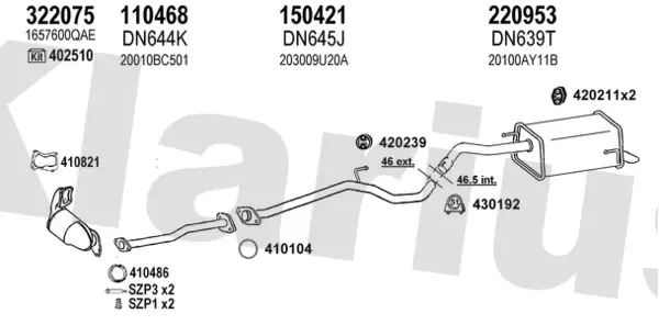 Изпускателна система KLARIUS             