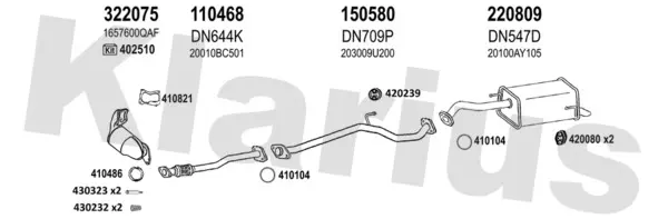 Изпускателна система KLARIUS             