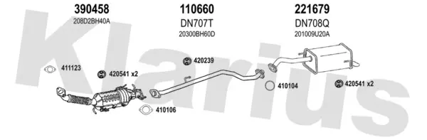 Изпускателна система KLARIUS             