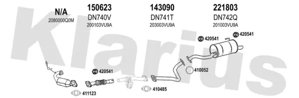 Изпускателна система KLARIUS             