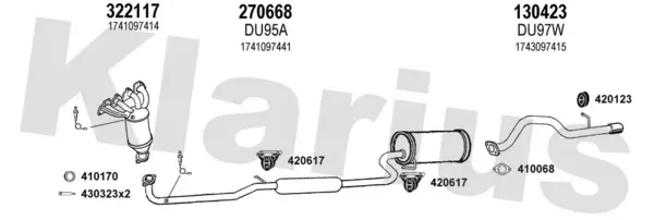Изпускателна система KLARIUS             