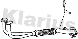 изпускателна тръба KLARIUS             