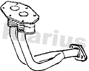 изпускателна тръба KLARIUS             