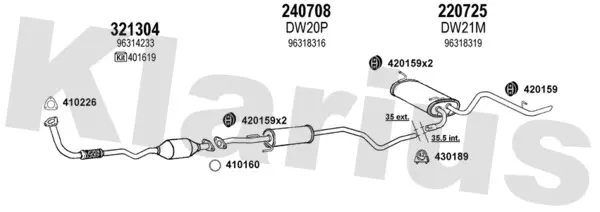 Изпускателна система KLARIUS             