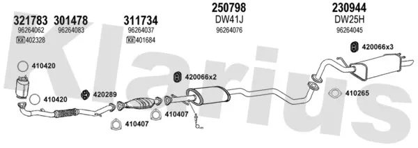 Изпускателна система KLARIUS             