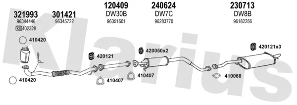 Изпускателна система KLARIUS             