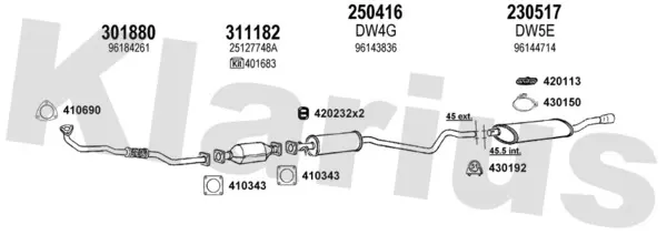 Изпускателна система KLARIUS             
