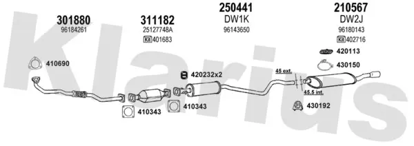 Изпускателна система KLARIUS             
