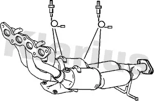 филтър за сажди-твърди частици, изпускателна система KLARIUS             