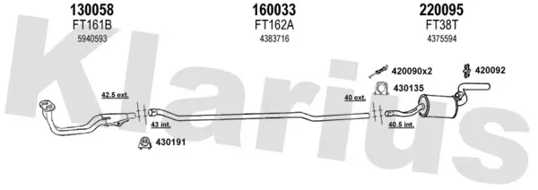 Изпускателна система KLARIUS             