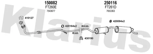 Изпускателна система KLARIUS             