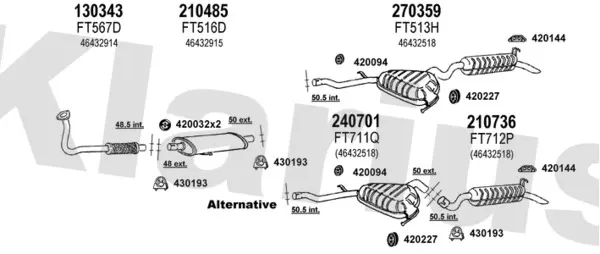 Изпускателна система KLARIUS             