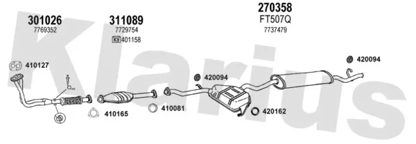 Изпускателна система KLARIUS             