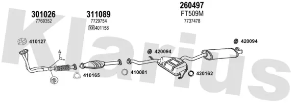 Изпускателна система KLARIUS             
