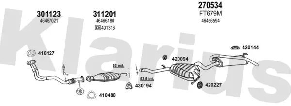 Изпускателна система KLARIUS             