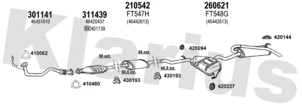 Изпускателна система KLARIUS             