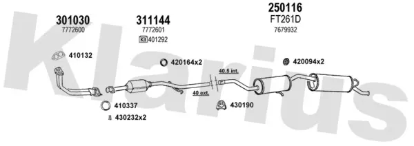 Изпускателна система KLARIUS             