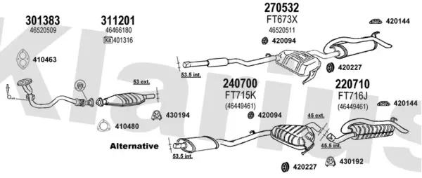 Изпускателна система KLARIUS             