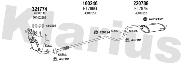 Изпускателна система KLARIUS             