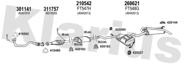 Изпускателна система KLARIUS             