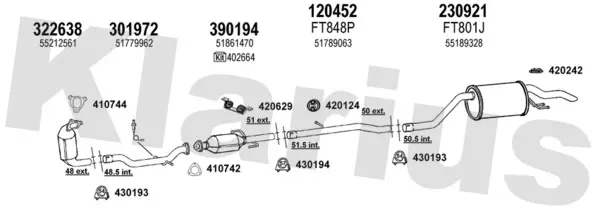 Изпускателна система KLARIUS             