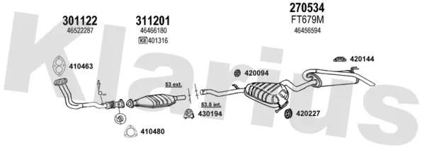 Изпускателна система KLARIUS             