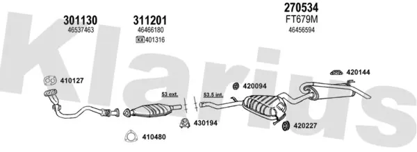 Изпускателна система KLARIUS             