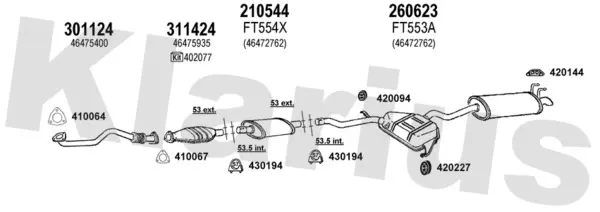 Изпускателна система KLARIUS             