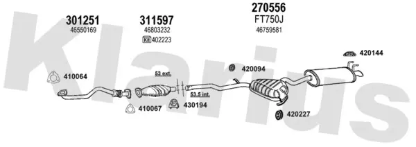 Изпускателна система KLARIUS             