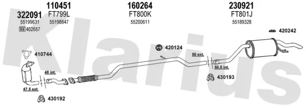 Изпускателна система KLARIUS             