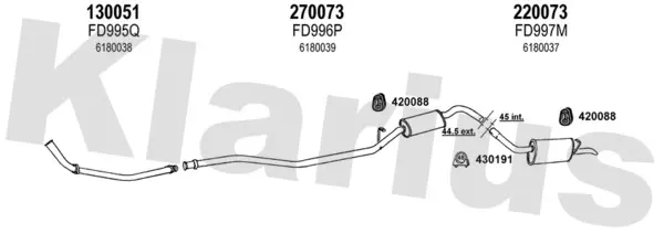 Изпускателна система KLARIUS             