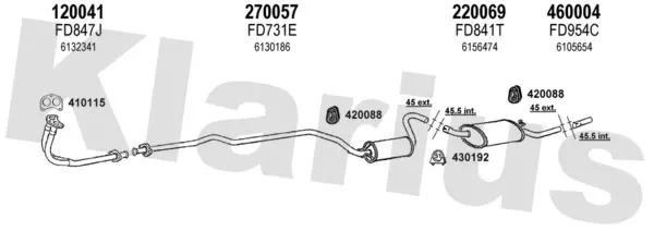 Изпускателна система KLARIUS             