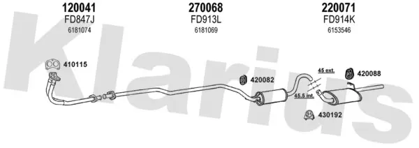 Изпускателна система KLARIUS             